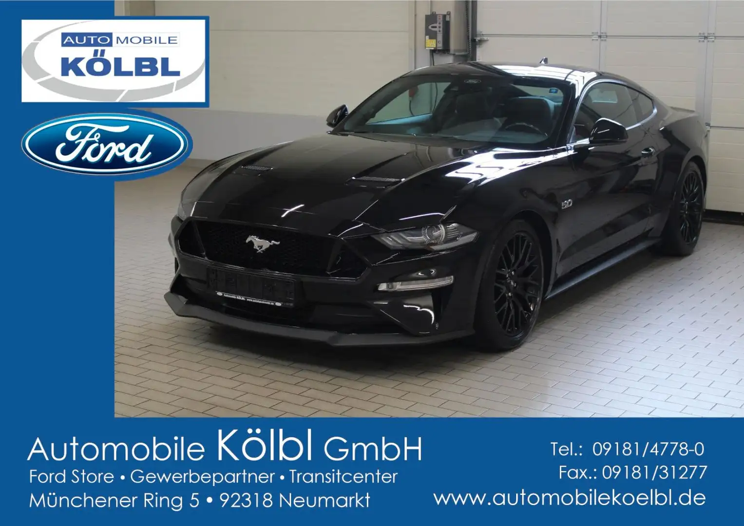 Ford Mustang Fastback GT V8 Aut.,ALCANTARA/ACC/NAVI/ Noir - 1
