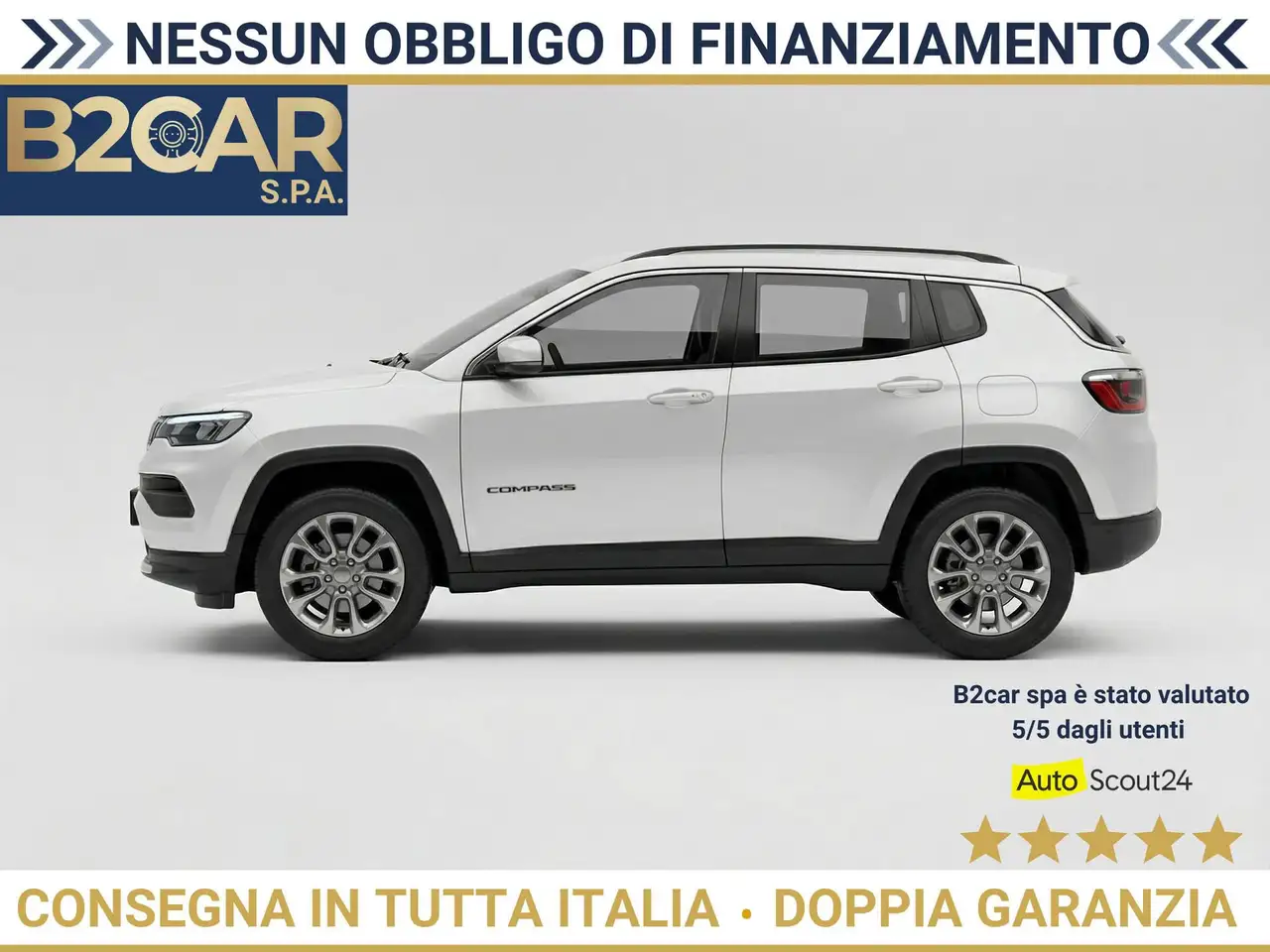 Jeep Compass 1.3 T4 PHEV 190cv Limited 4xe Auto, миниатюра 2