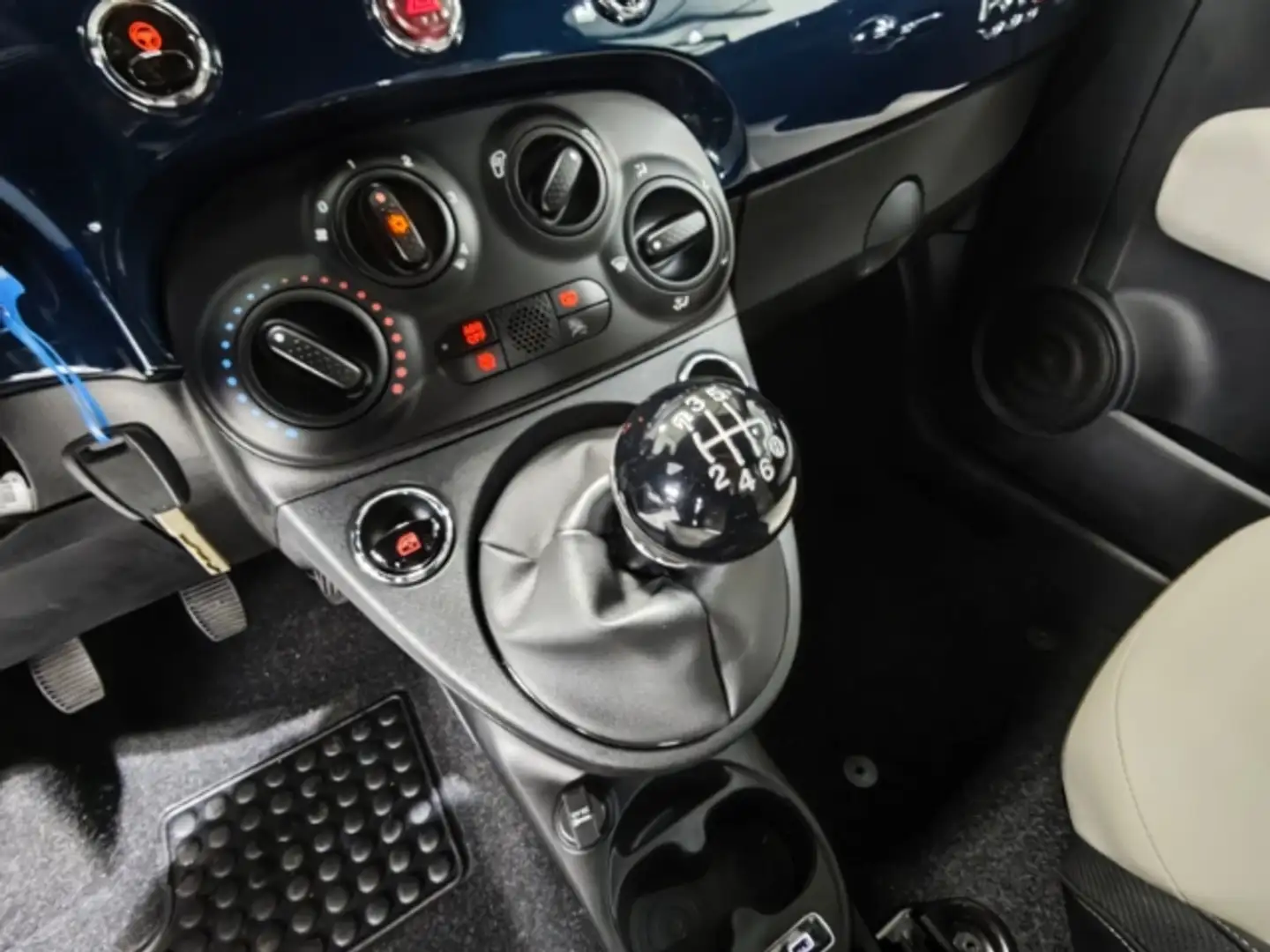 Fiat 500C FIAT MY21 Dolcevita 1.0 Hybrid Faltdach Apple CarP Bleu - 2