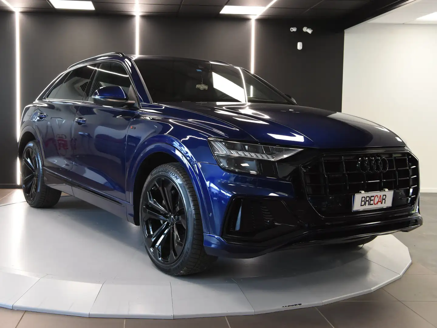 Audi Q8 Q8 50 3.0 tdi mhev SLINE, BLACK,TETTO,B&O,PELLE Blu/Azzurro - 1