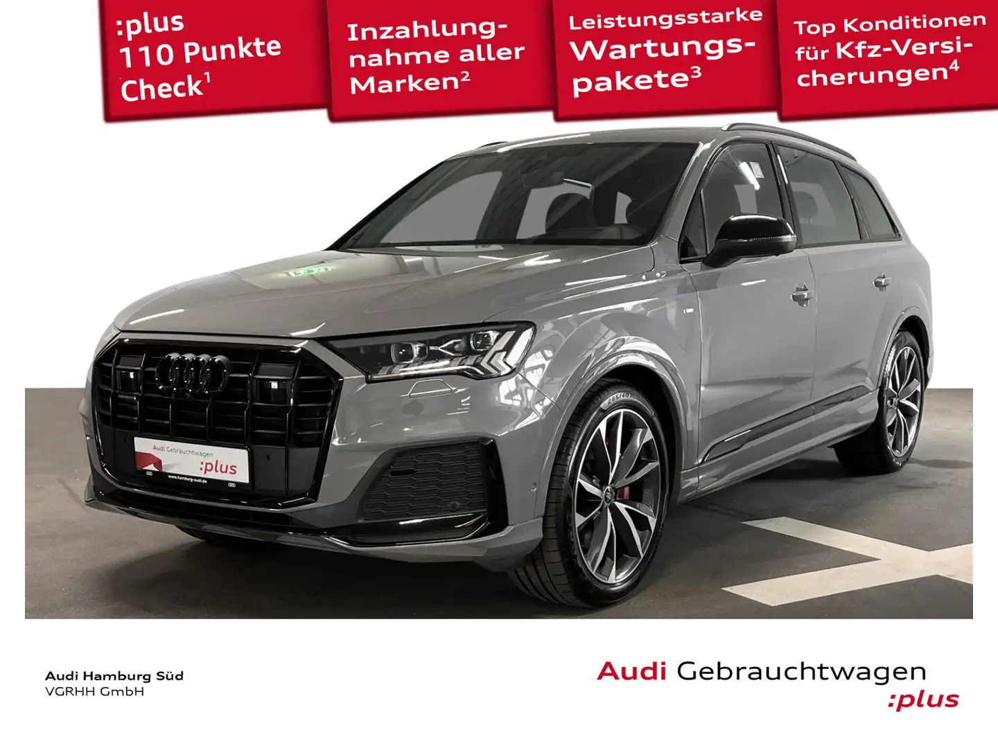Audi Q7 50 TDI qu. S LINE-COMPETITION/7-SITZER/MATRIX Grau - 1