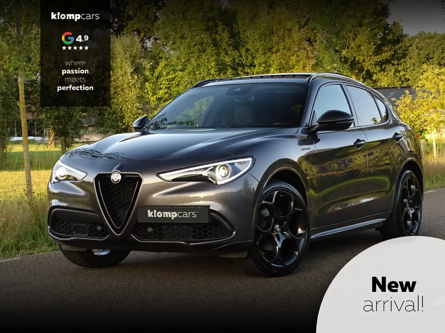 Alfa Romeo Stelvio 2.0 T AWD Veloce | Alle fabrieksopties! | 1 eigena Grijs - 1