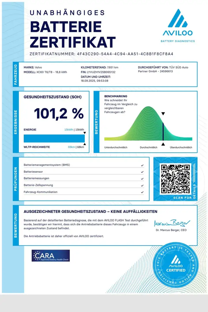 Volvo XC60 XCPLUS BLACK EDITION 2.0 T6 RECHARGE PHEV Schwarz - 2
