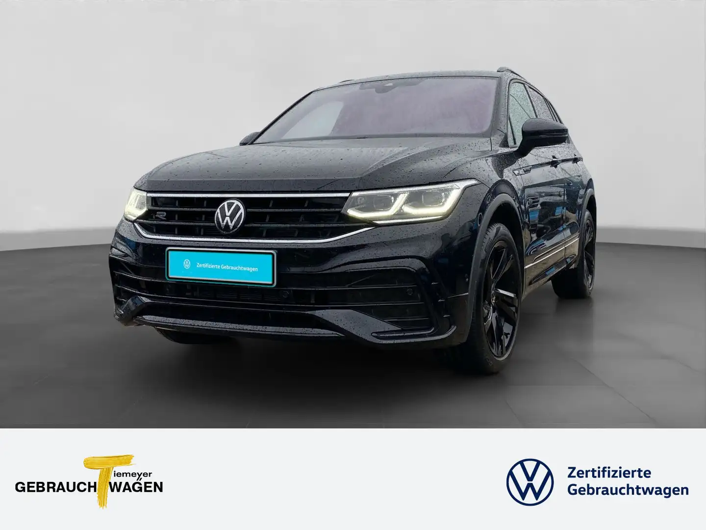 Volkswagen Tiguan 2.0 TSI 4M R-LINE BLACK LEDER MATRIX LM19 Zwart - 1
