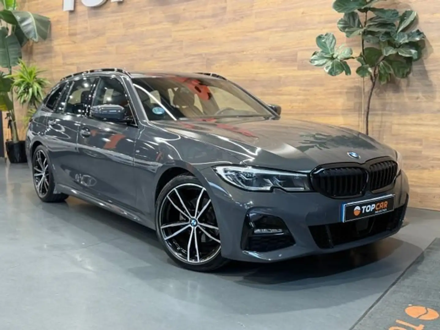 BMW Active Hybrid 5 320D Touring Pack M 190 CV Gris - 2