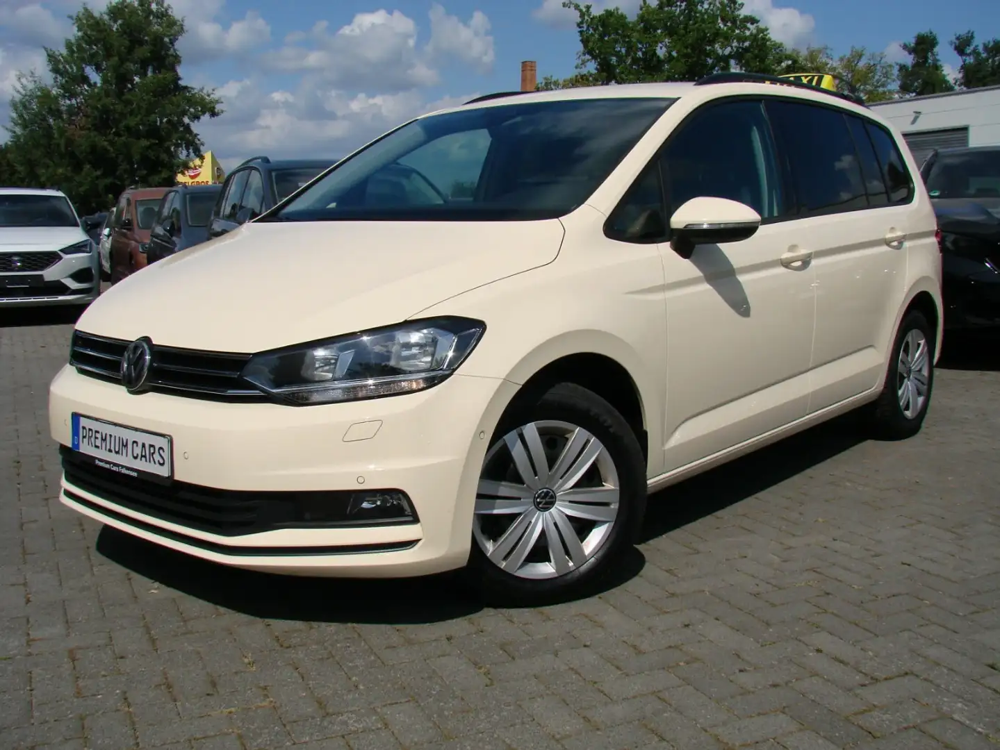 Volkswagen Touran 2.0TDI TAXI 7-Sitzer Leder Kamera AHK Gelb - 2
