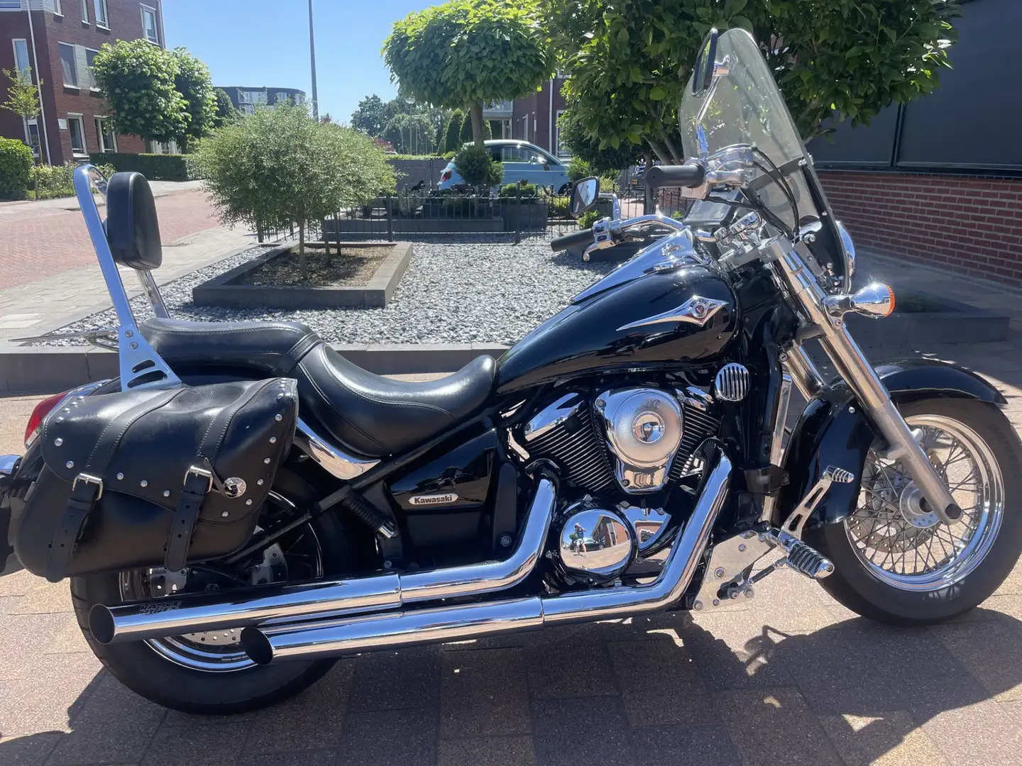 Kawasaki VN 900 Zwart - 1
