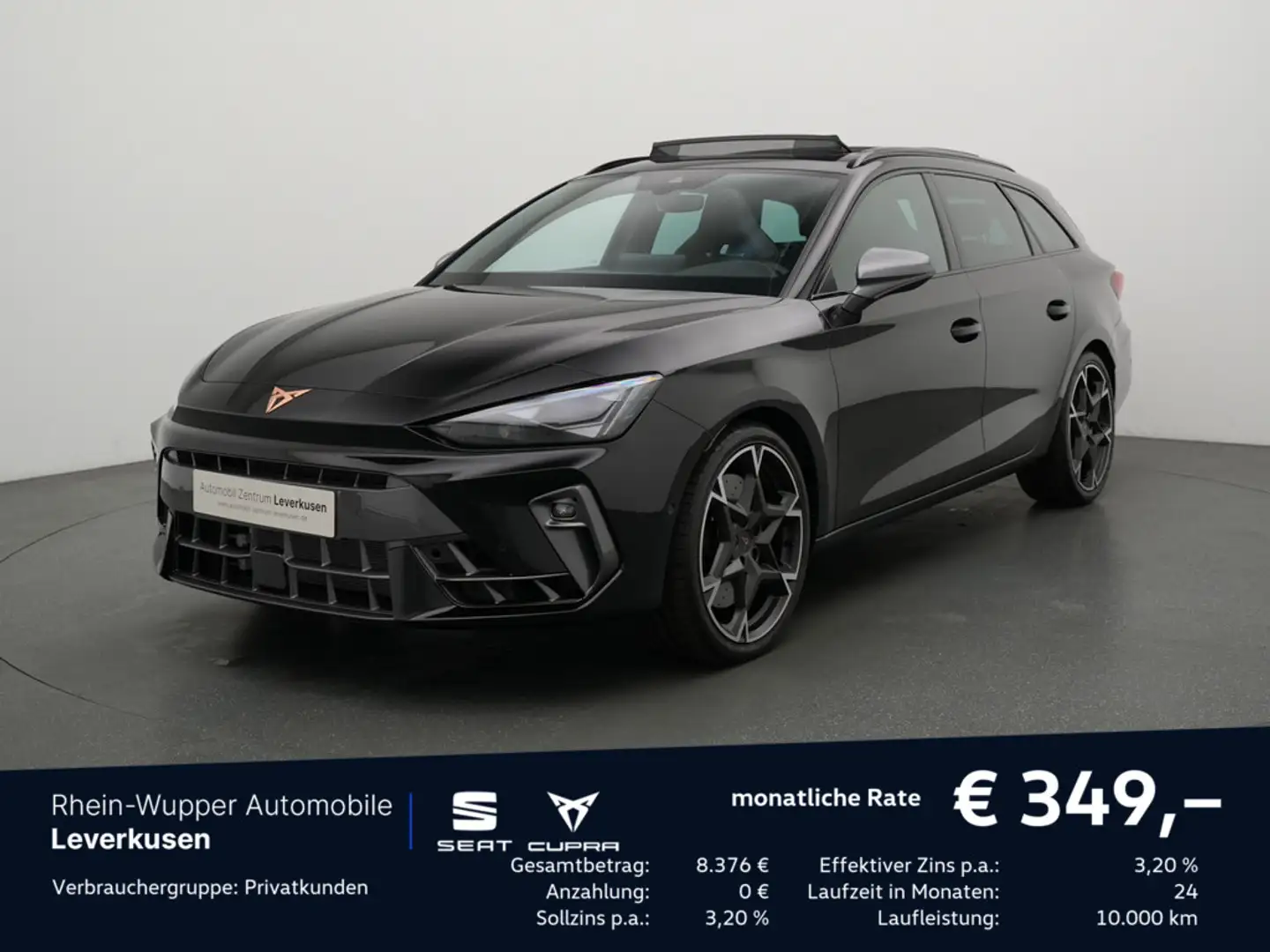 CUPRA Leon Sportstourer VZ 2.0 TSI 4Drive ACC PANO Noir - 1