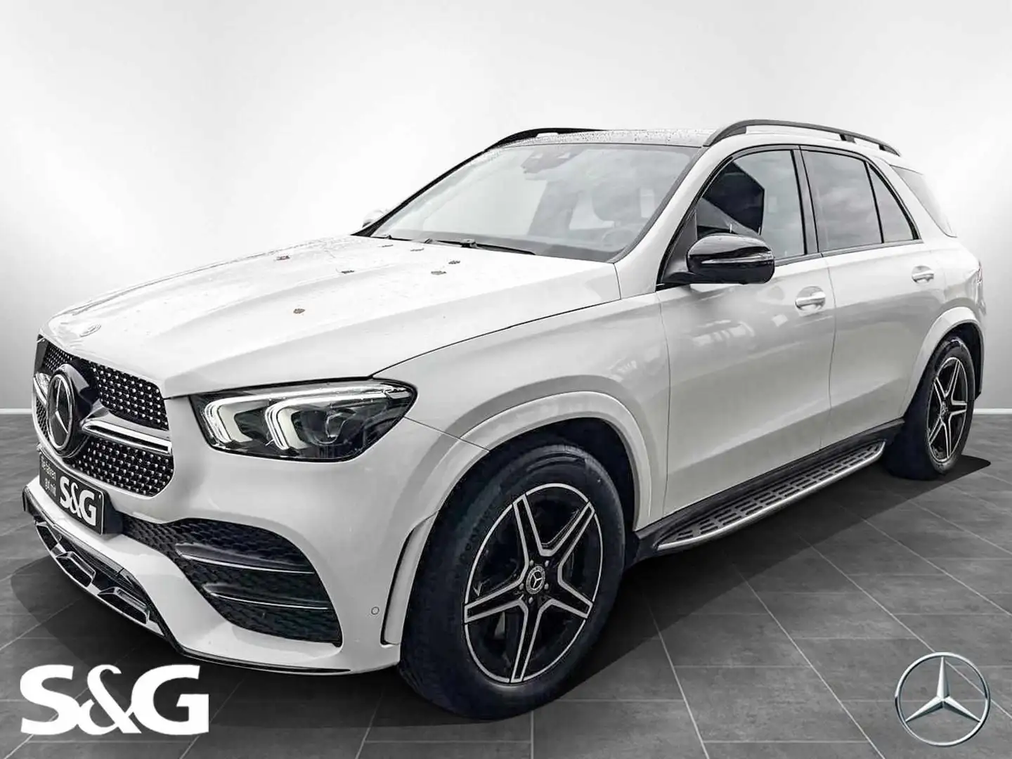 Mercedes-Benz GLE 450 4M AMG Pano+360°+MBUX+LED+Sitzhzg.+20 Weiß - 1