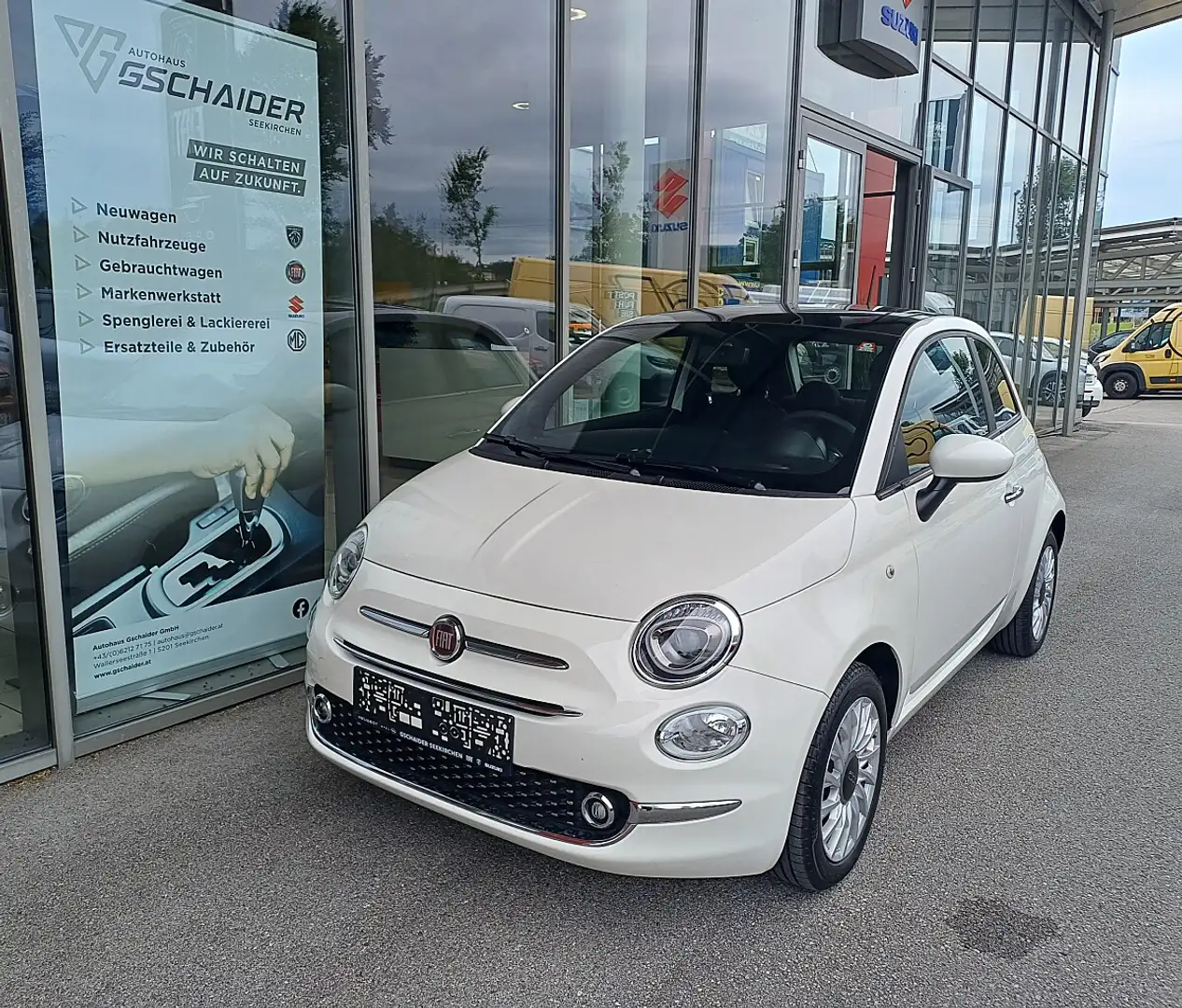 Fiat 500 HB Hybrid 70 Dolcevita Weiß - 1