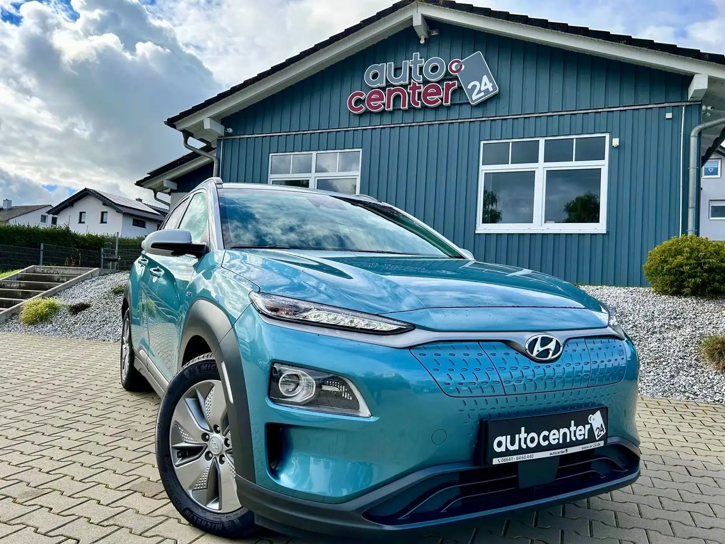 Hyundai KONA Style°64 kWh°CCS°LED°1.Hand° Blau - 1