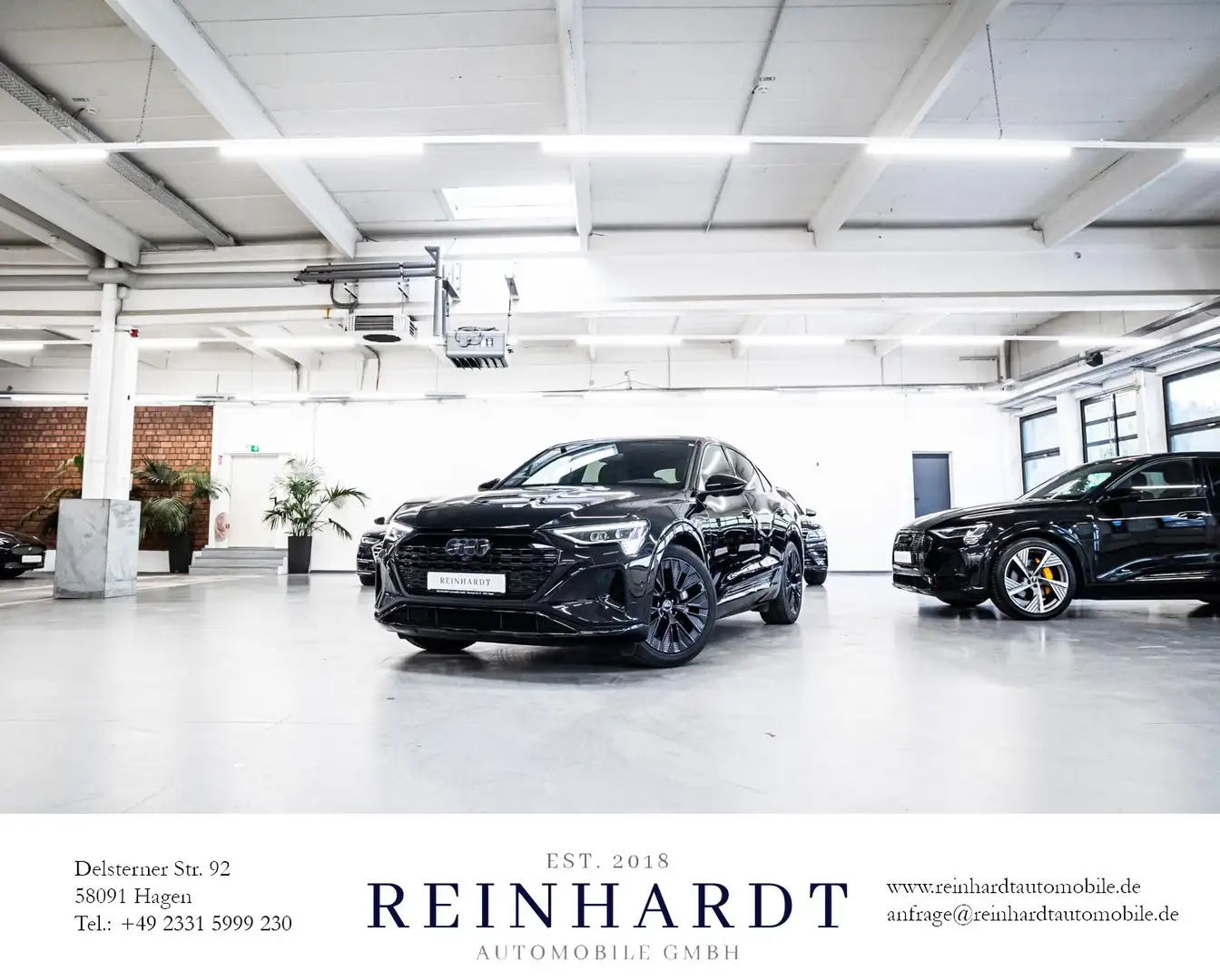 Audi Q8 e-tron SPORTBACK 50 S LINE/ACC/HuD/PANO/360° Negro - 1