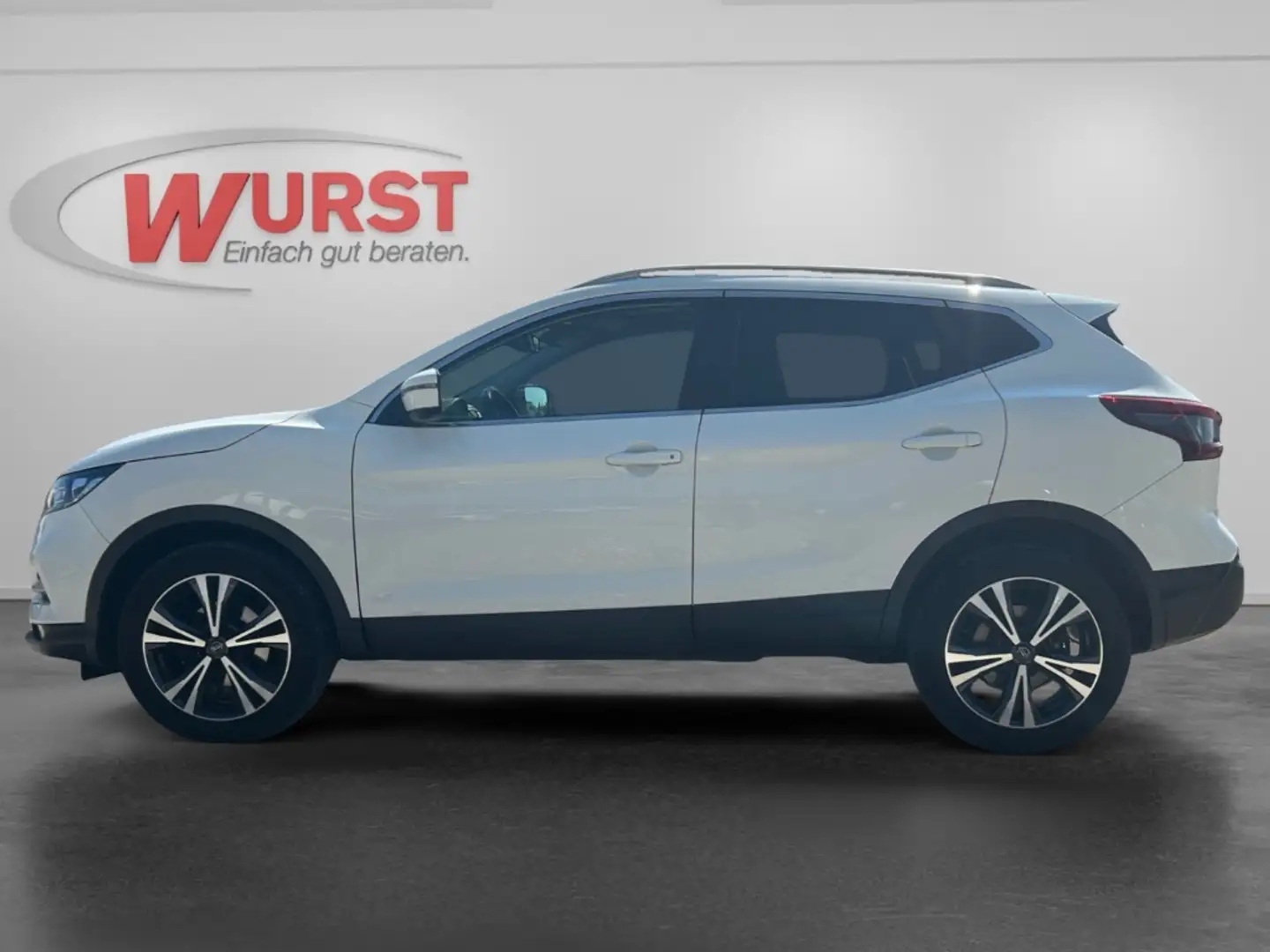 Nissan Qashqai Zama 1.3 DIG-T EU6d  140 PS Panorama Glasdach  Dac Weiß - 2