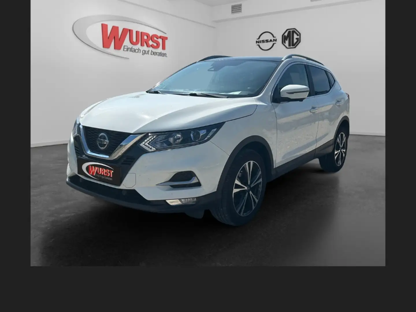 Nissan Qashqai Zama 1.3 DIG-T EU6d  140 PS Panorama Glasdach  Dac Bianco - 1