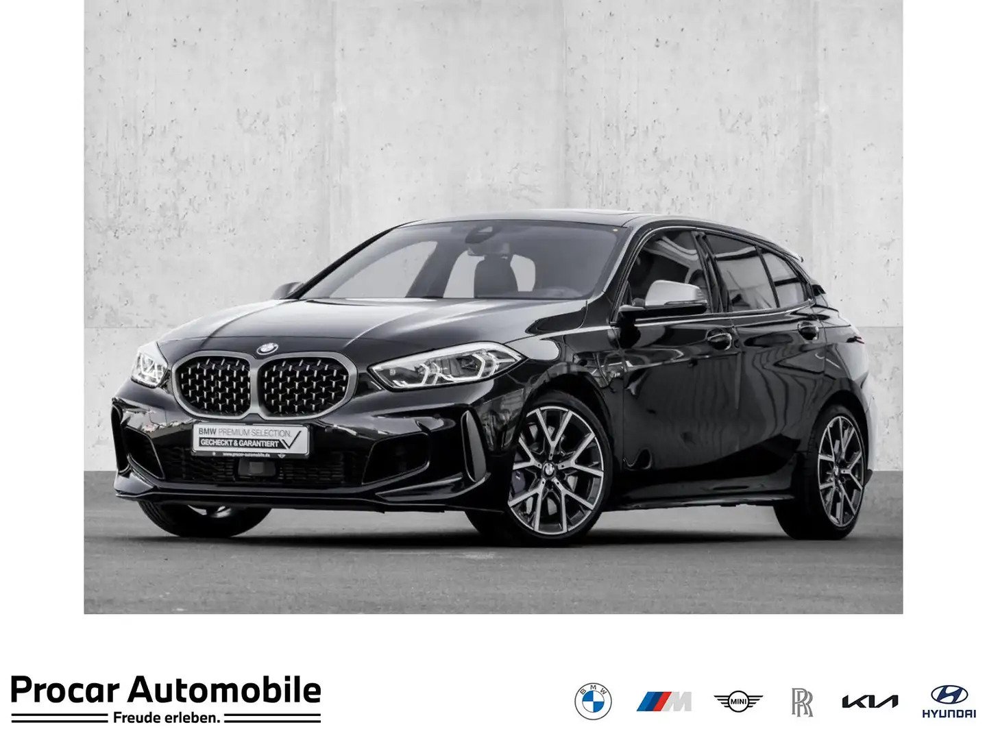 BMW 135 M135i xDrive ADAPT.LED+H/K+PANO+HuD+ACC+DA+PA Nero - 1