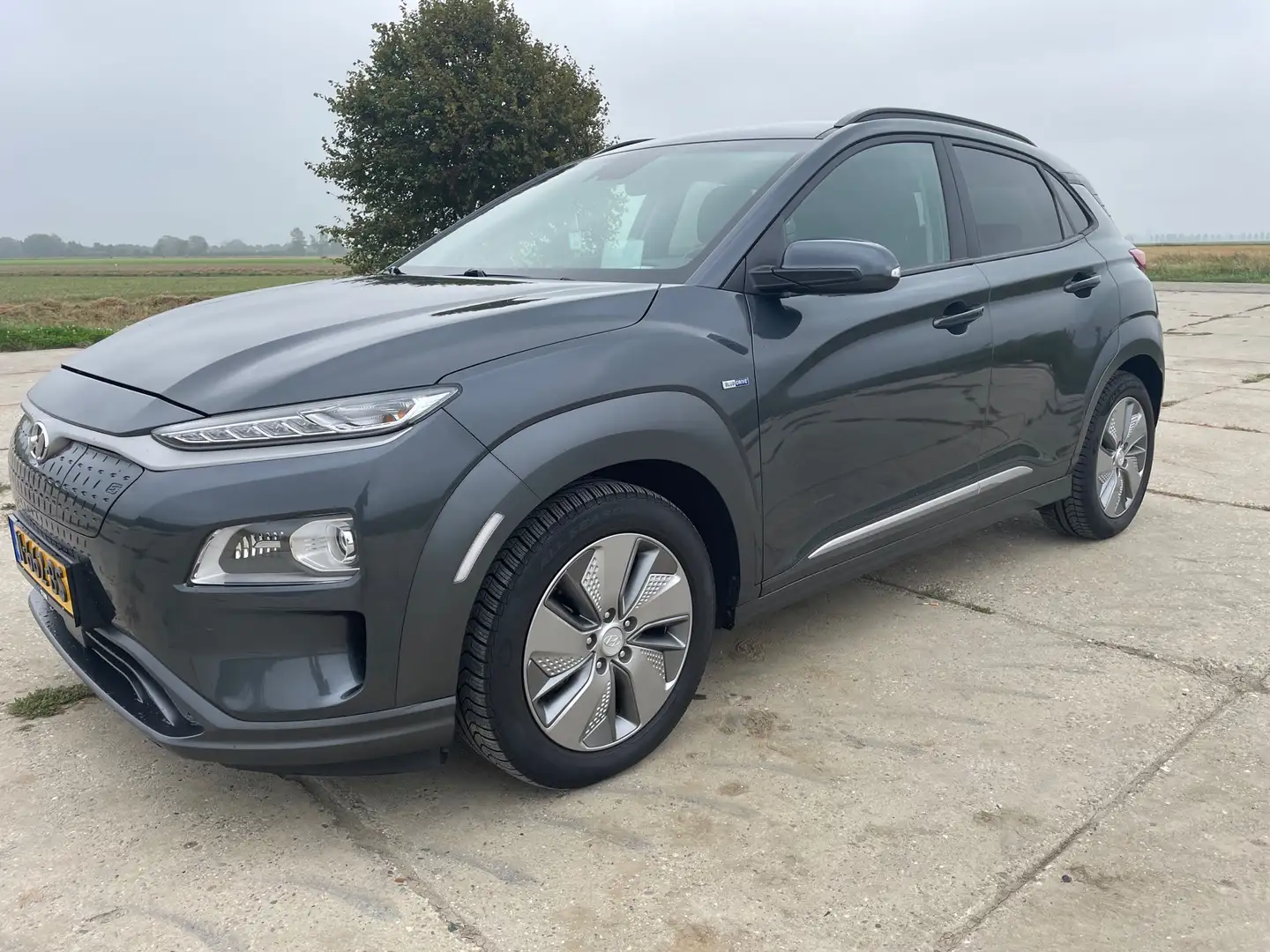 Hyundai KONA EV Premium 64 kWh Gri - 1