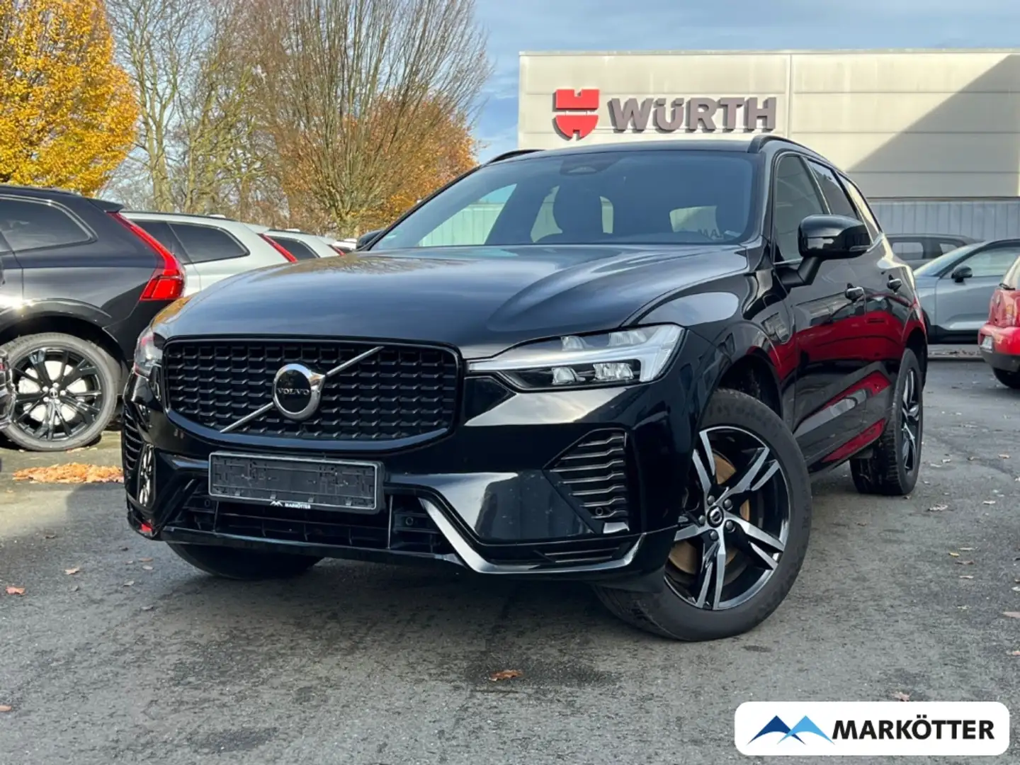 Volvo XC60 T6 AWD Recharge R Design STHZ/LED/CAM Schwarz - 1