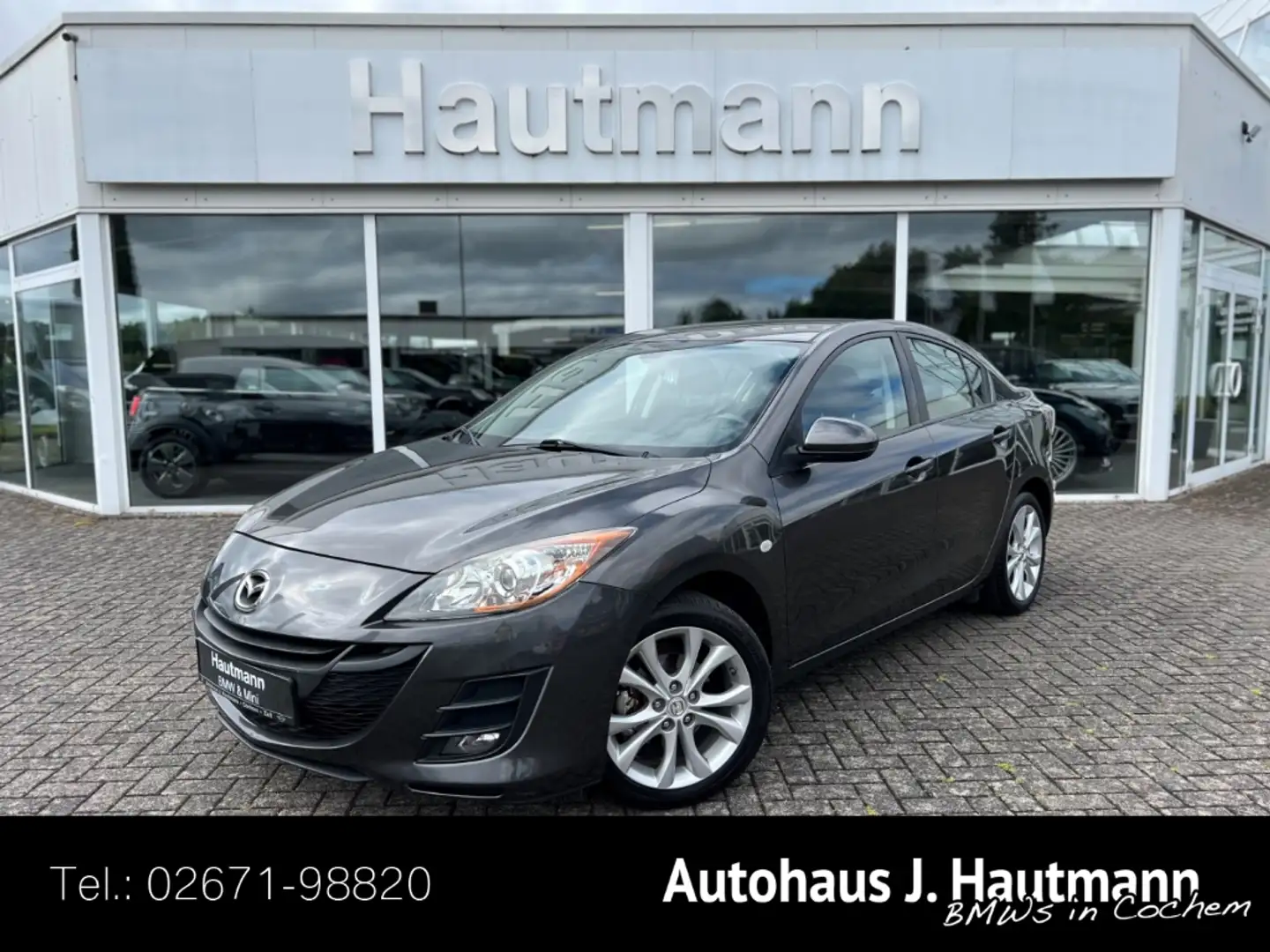 Mazda 3 High-Line 2.0 MZR +1.HAND+NAVI+PDC+ Grau - 1