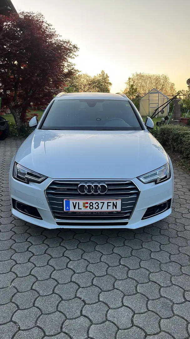 Audi A4 Quattro Sport 2L (S-Line) Weiß - 1