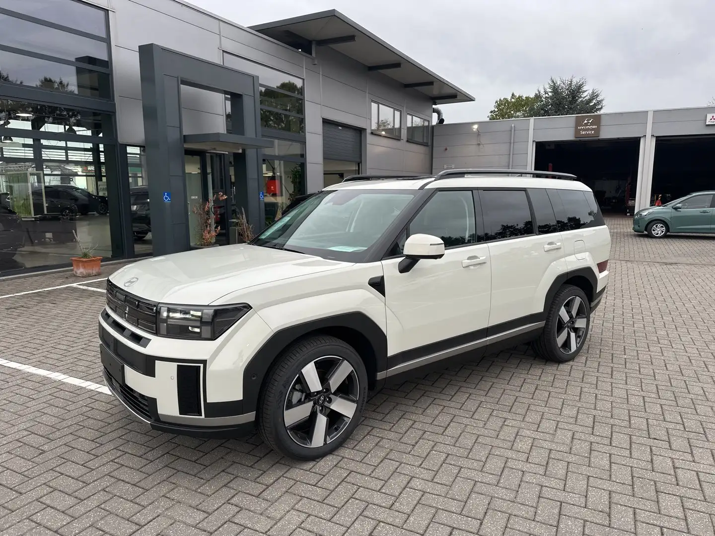 Hyundai SANTA FE T-GDi HEV Luxury Bianco - 1