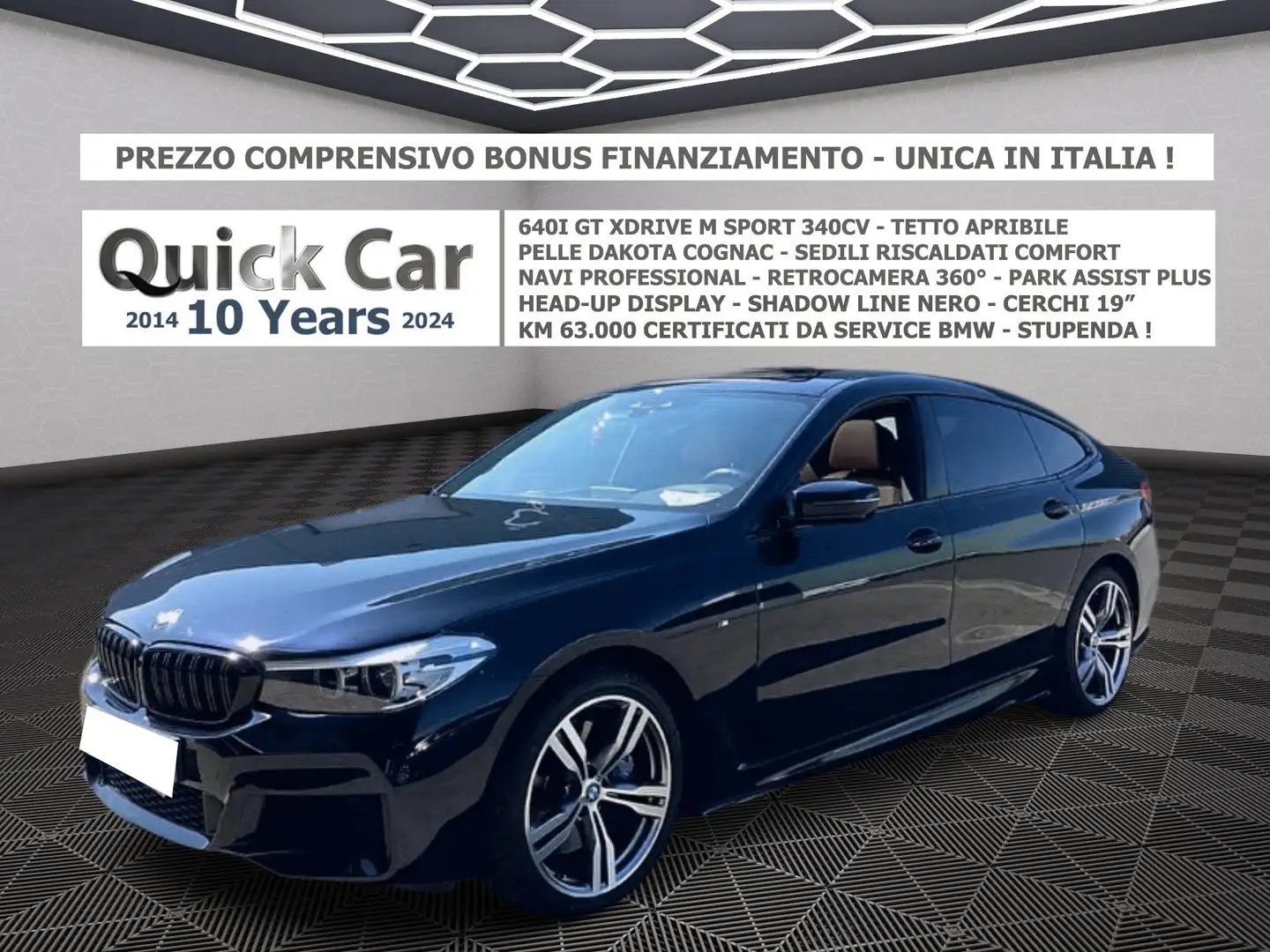 BMW 640 G.T.  XDRIVE GT MSPORT,STRA FULL OPTIONAL,UNICA ! Alb - 1