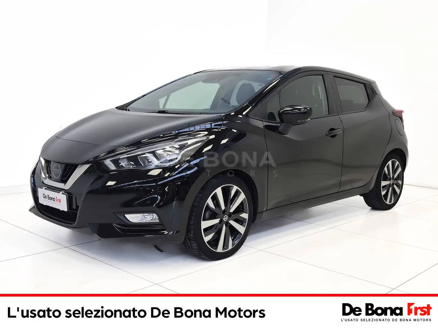 Nissan Micra 1.0 tekna 100cv Schwarz - 1