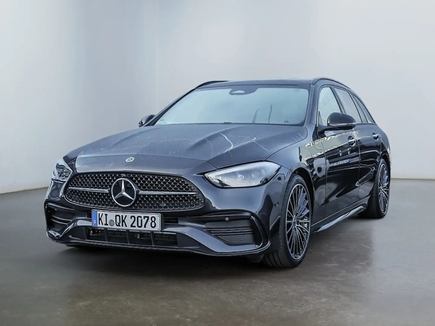 Mercedes-Benz C 200 T AMG NIGHT MEMO 360 AHK DISTR KAMERA PANO Grau - 2