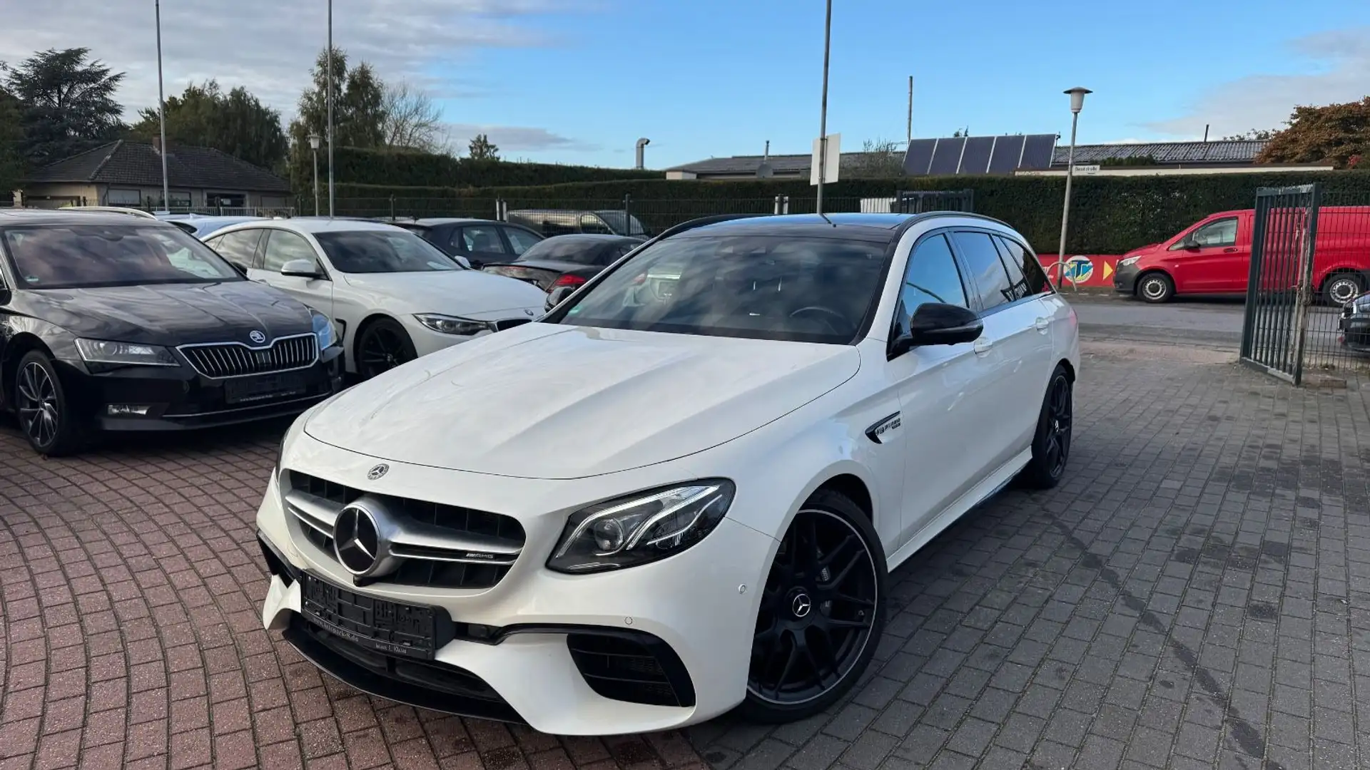 Mercedes-Benz E 63 AMG T 4Matic | WIDESCREEN | PANO | 360° Blanc - 2