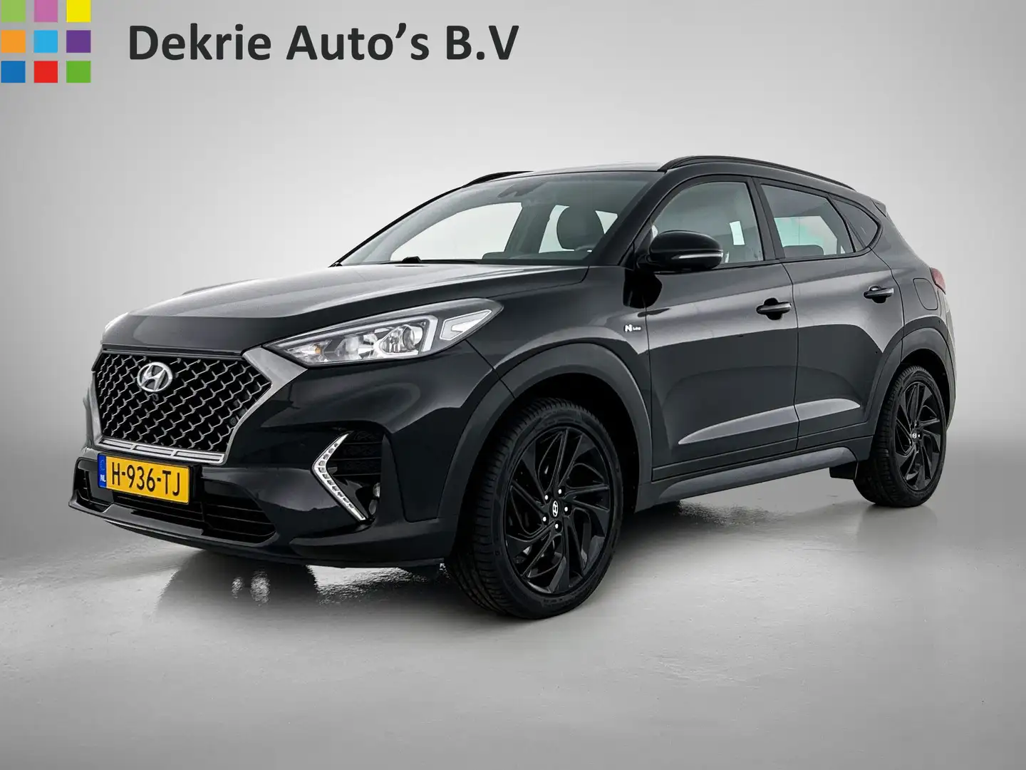Hyundai TUCSON 1.6 CRDi mild-hybride 136PK / 48V N-Line / Trekhaa Zwart - 1