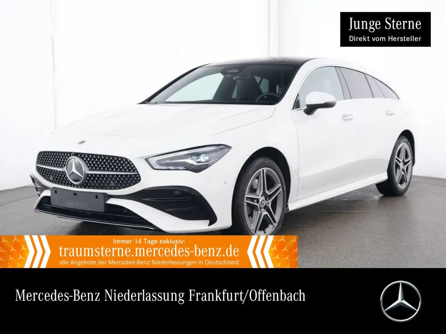Mercedes-Benz CLA 250 e AMG+PANO+AHK+LED+KAMERA+TOTW+KEYLESS+8G Weiß - 1