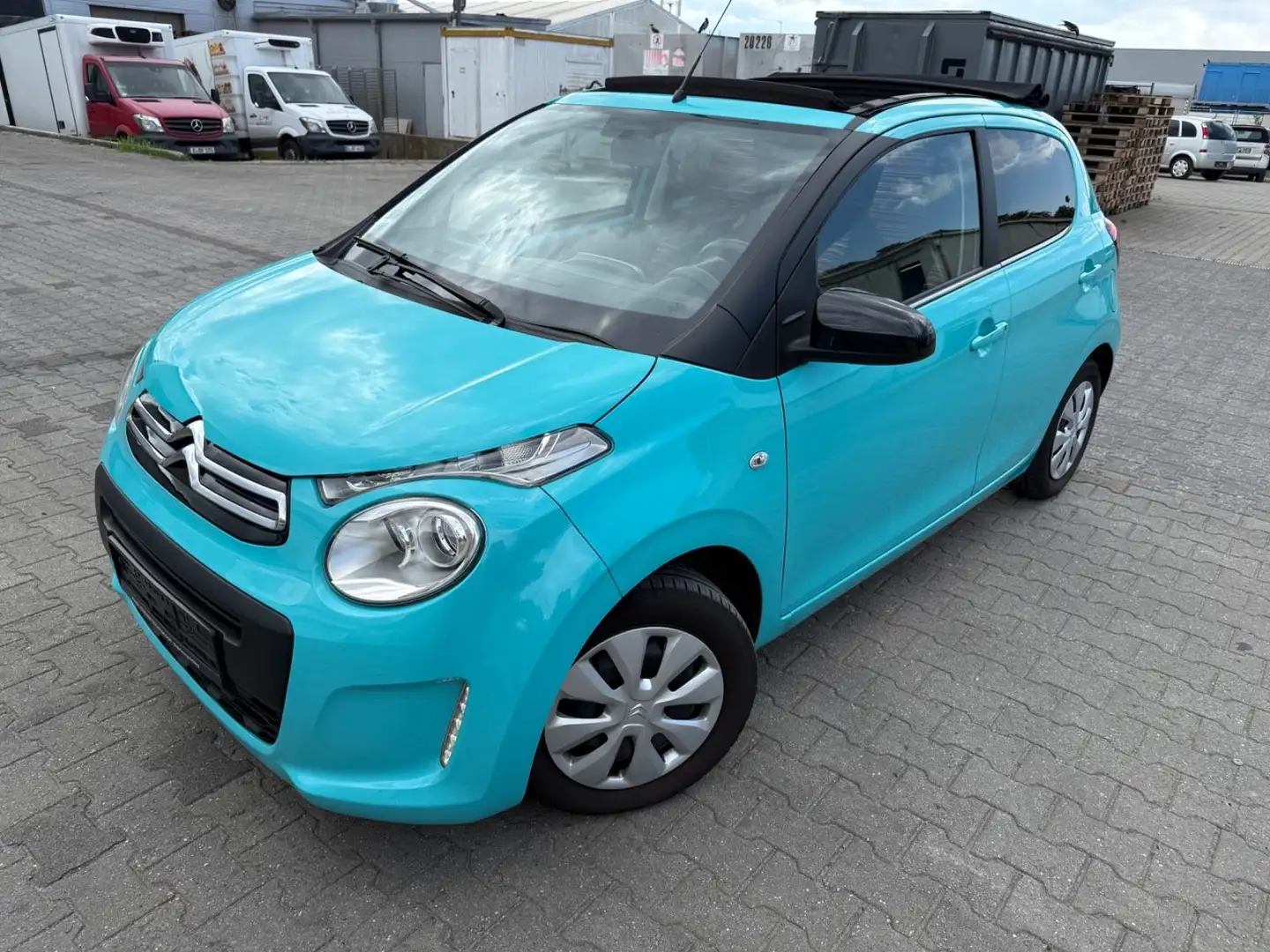 Citroen C1 Airscape Feel-Faltdach- Servo/ Navi-Tüv Blau - 2