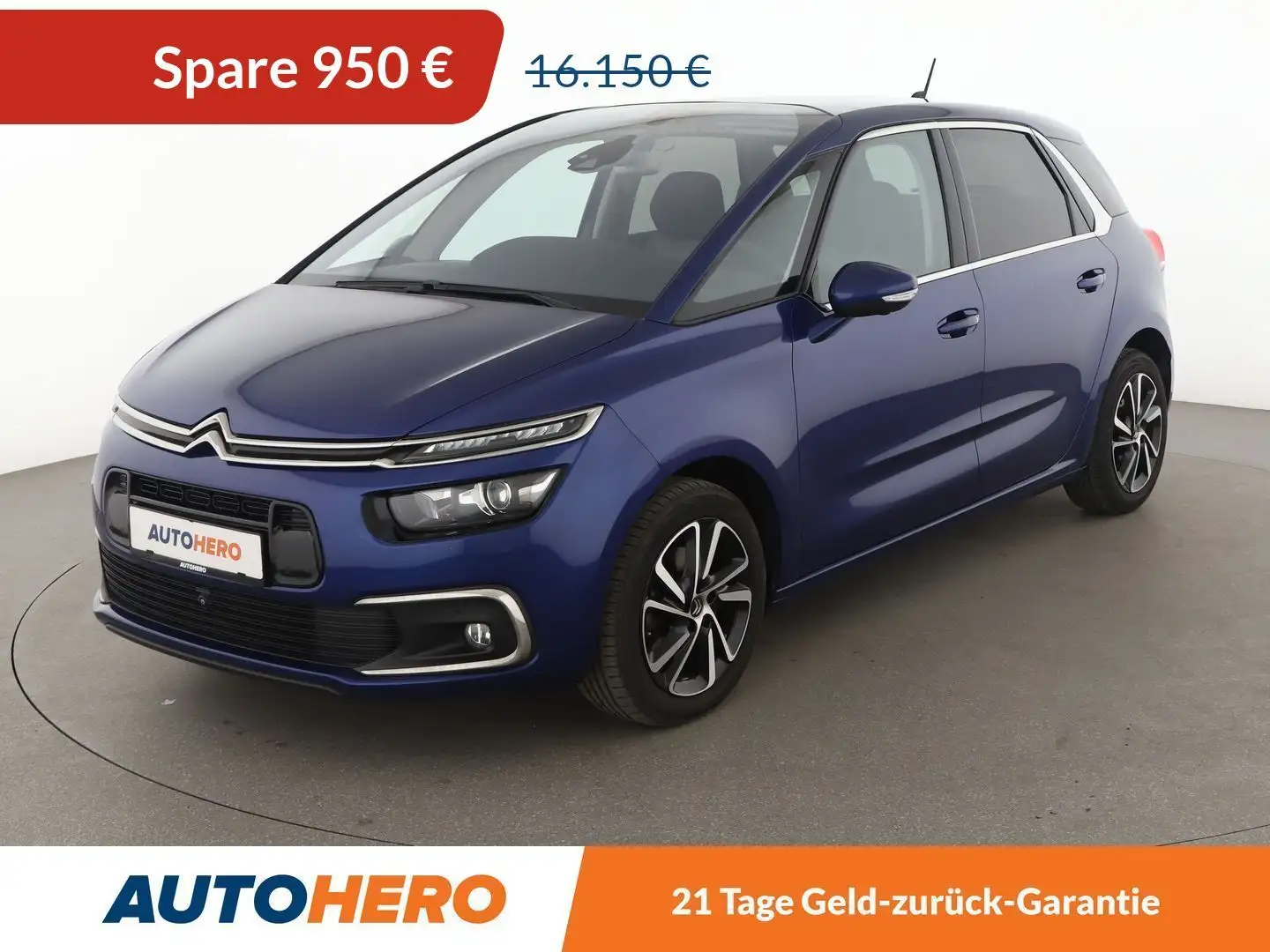 Citroen C4 Picasso 2.0 Blue-HDi Shine*NAVI*ACC*PDC*SHZ*PANO* Blau - 1