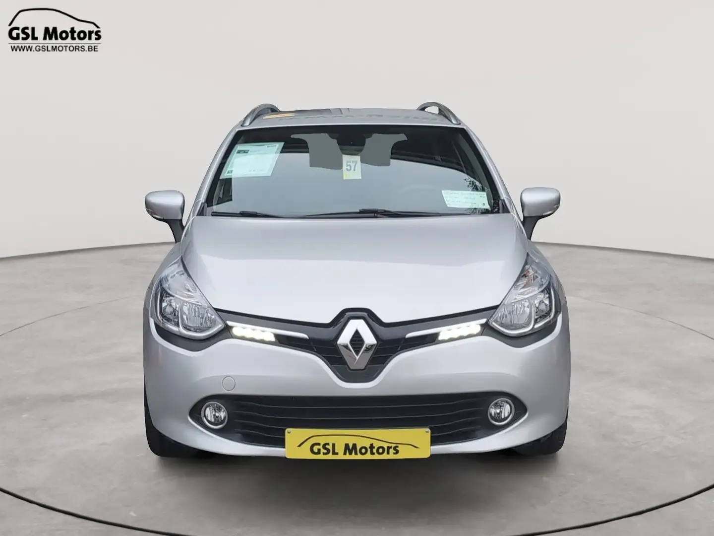 Renault Clio Break 900TCe 90cv Gris 06/16 81041km Airco GPS USB Silber - 2