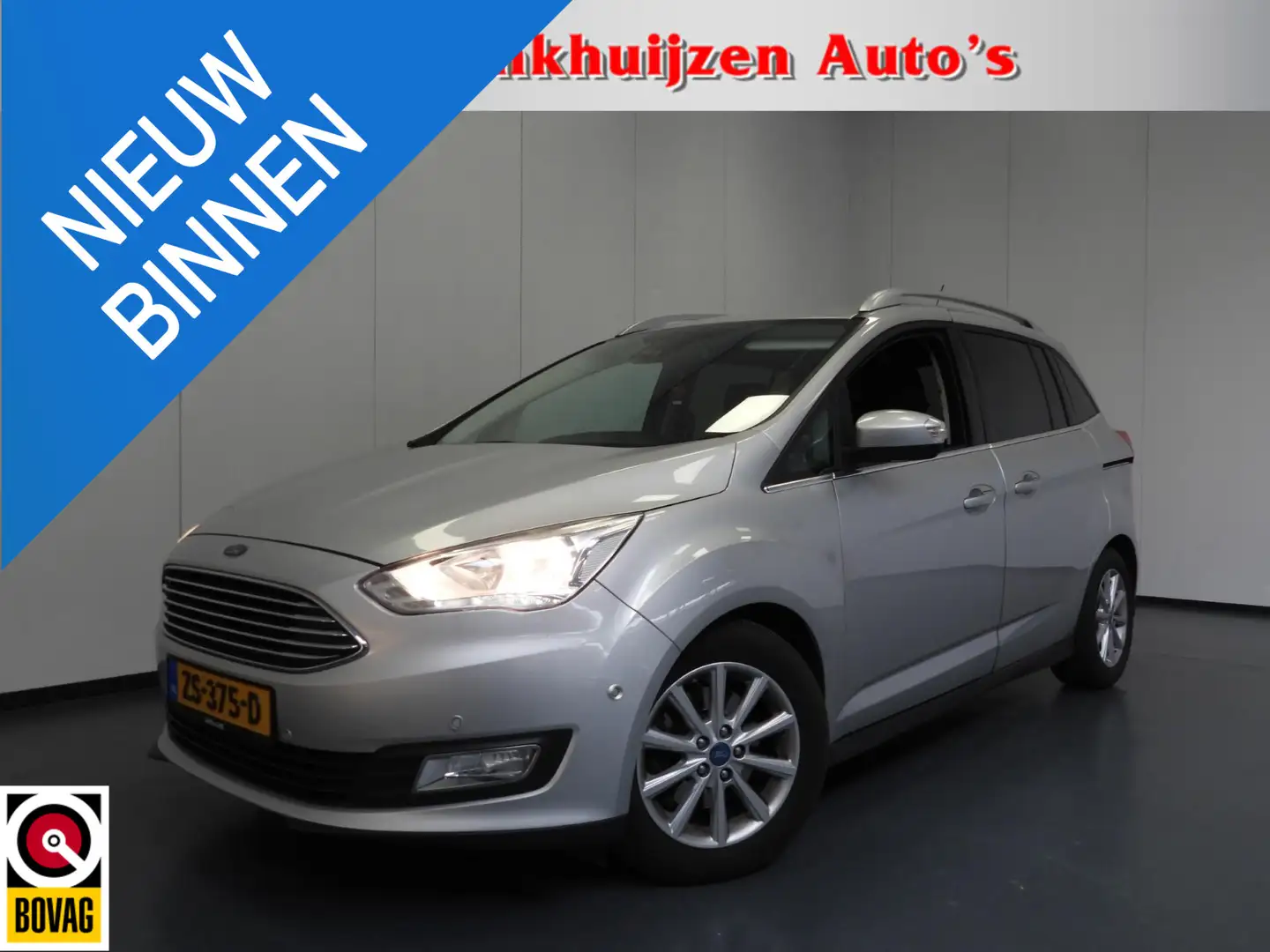 Ford Grand C-Max 1.0 Titanium 7p. CLIMA/LMV/CRUISE Grijs - 1