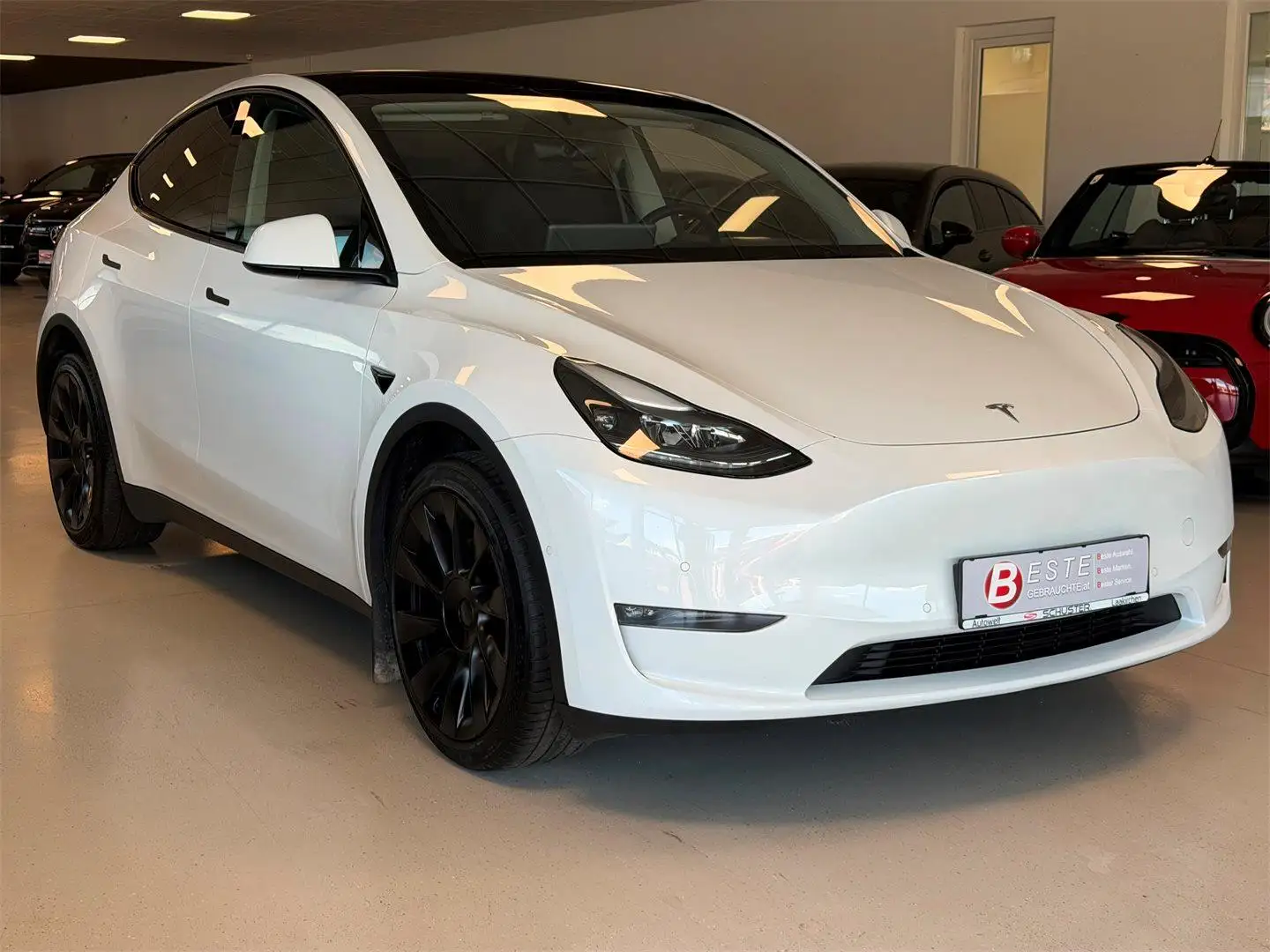 Tesla Model Y Long Range AWD 75kWh Weiß - 1