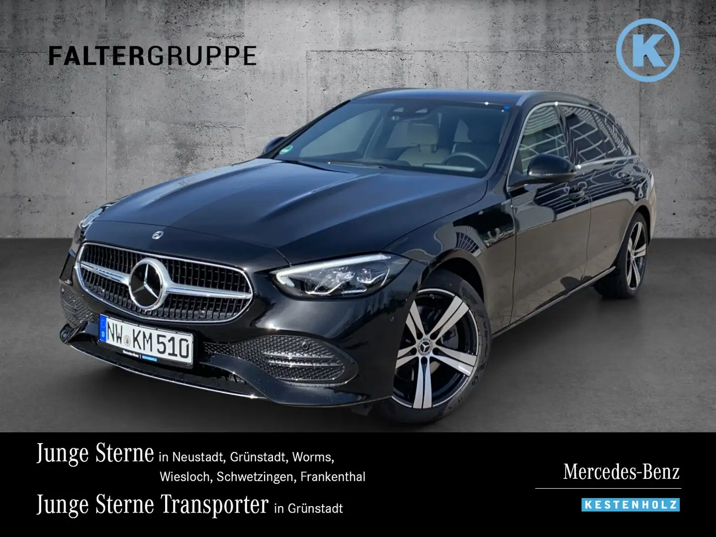 Mercedes-Benz C 200 C 200 T AVANTGARDE+AHK+DISTRO+KAMERA+SOUND+EASYP Schwarz - 1