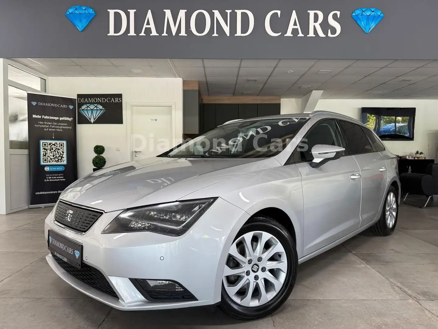 SEAT Leon ST Ecomotive Style* NAVI * TEMPO * PDC * Silber - 2