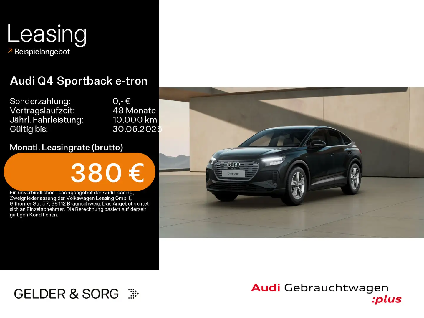 Audi Q4 e-tron 45 LED*virtual*Assistenzp.* Nero - 1