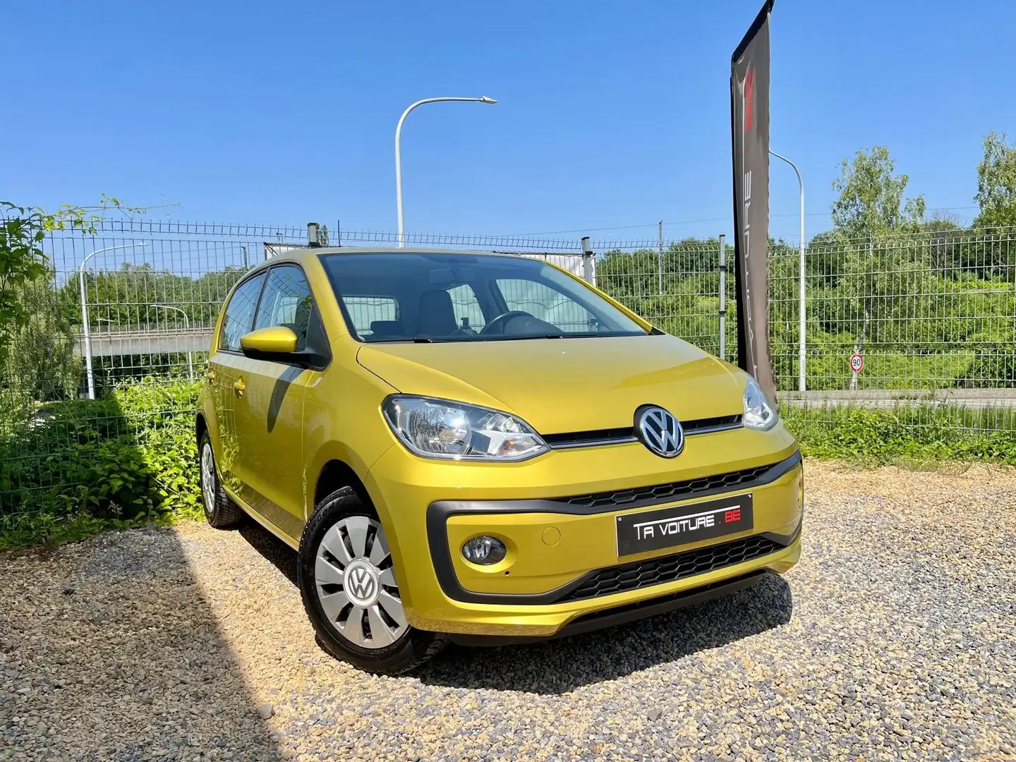 Volkswagen up! CNG 1.0i Move BLUETOOTH/AIRCO/SIEGES-CHAUFF/VE/RE Jaune - 1