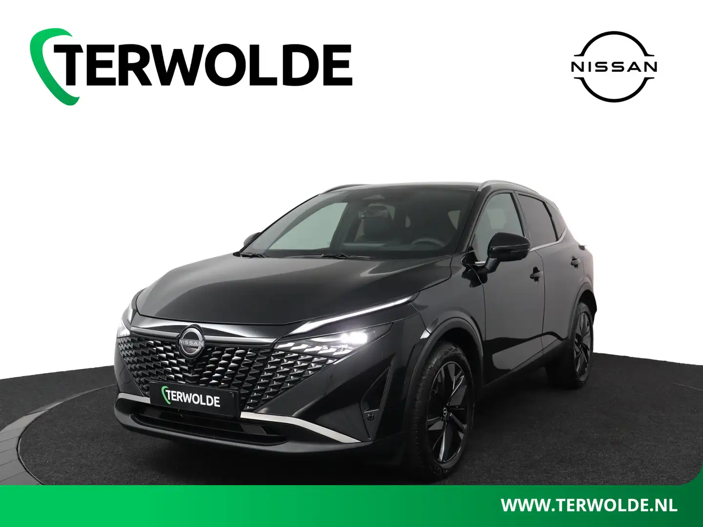 Nissan Qashqai 1.3 MHEV Tekna | €8250,- korting! | Elektrische ac Zwart - 1