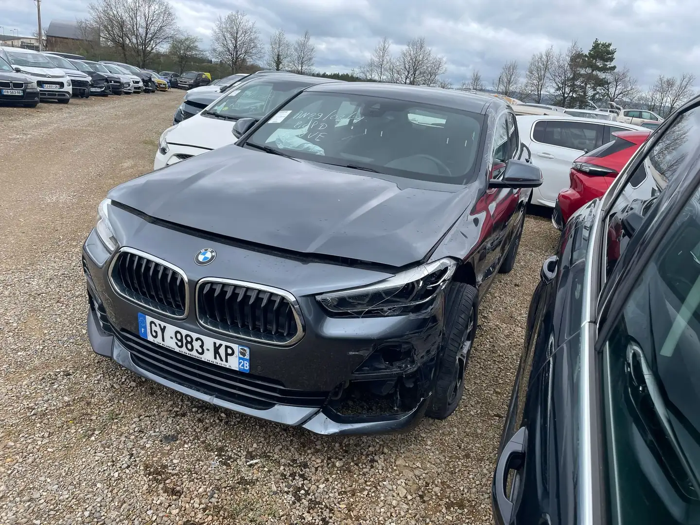 BMW X2 18d 2.0D 150 Lounge / GY983 Gris - 2