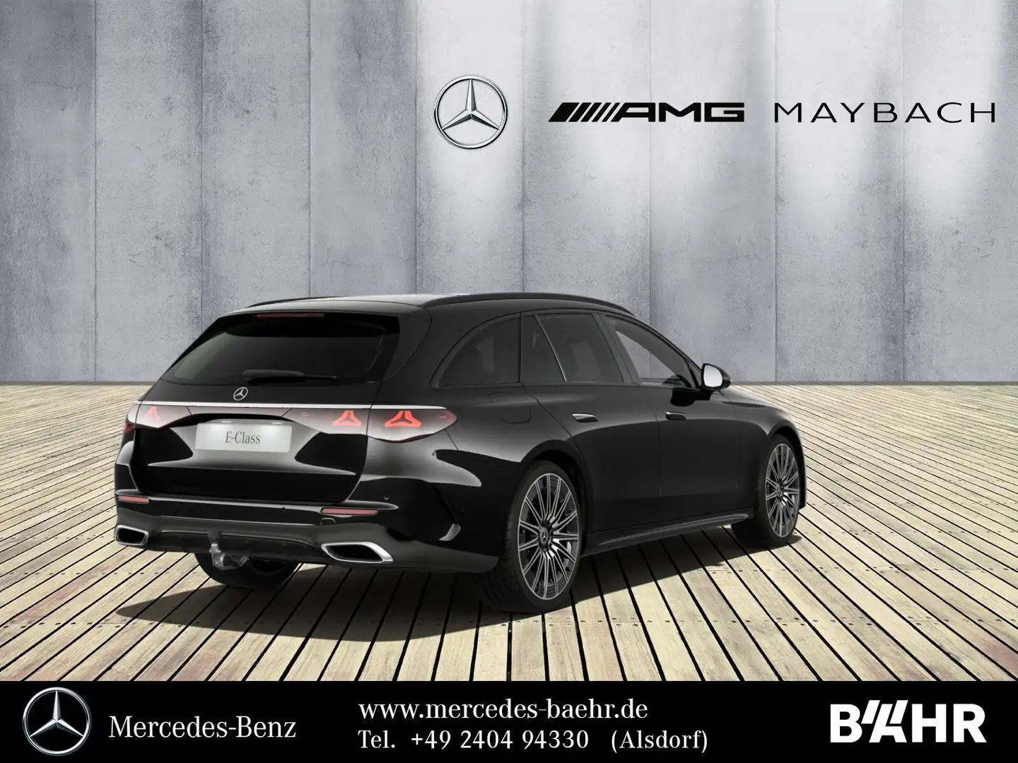 Mercedes-Benz E 220 E 220 d T AMG+Night/Pano/AHK/Digital-Light/360° Schwarz - 2
