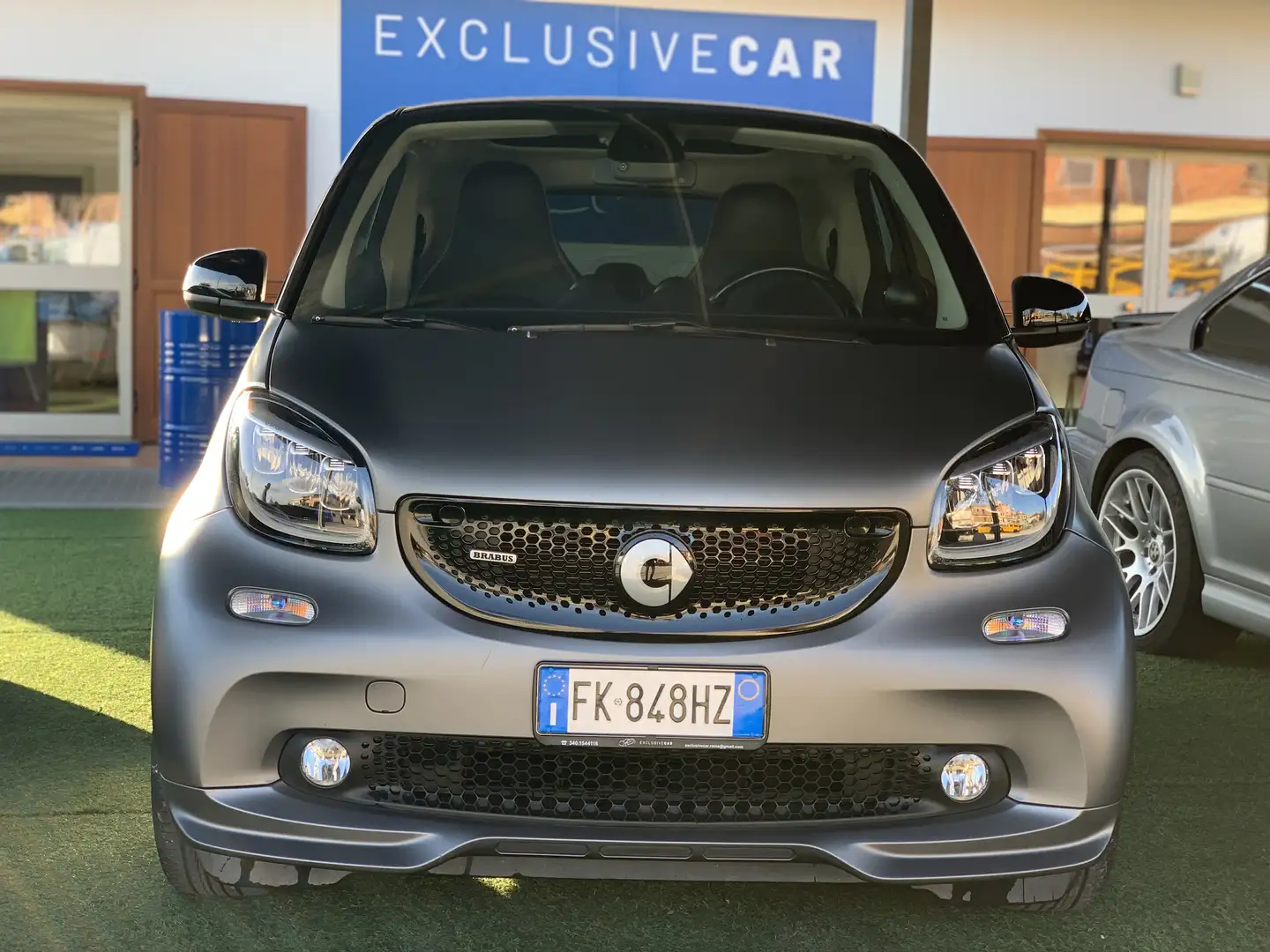 smart forTwo Fortwo III 0.9 t Brabus Xclusive 109cv twinamic Grigio - 2