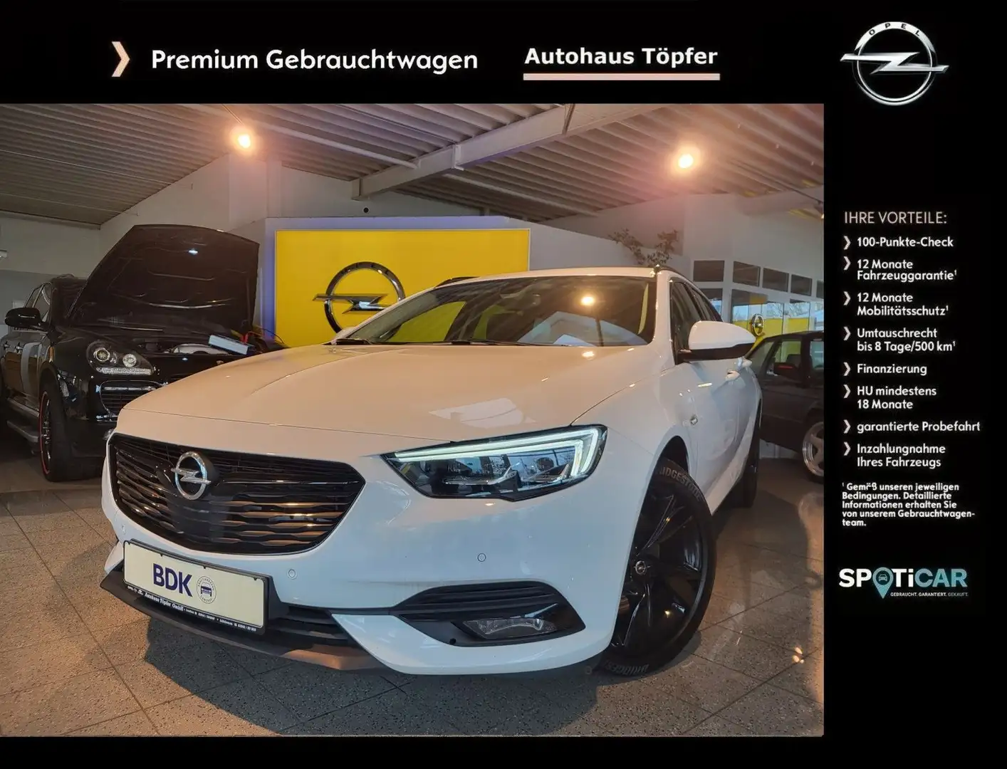 Opel Insignia B ST 4x4 Exclusive OPC-Line/1 Hand Opel White - 1