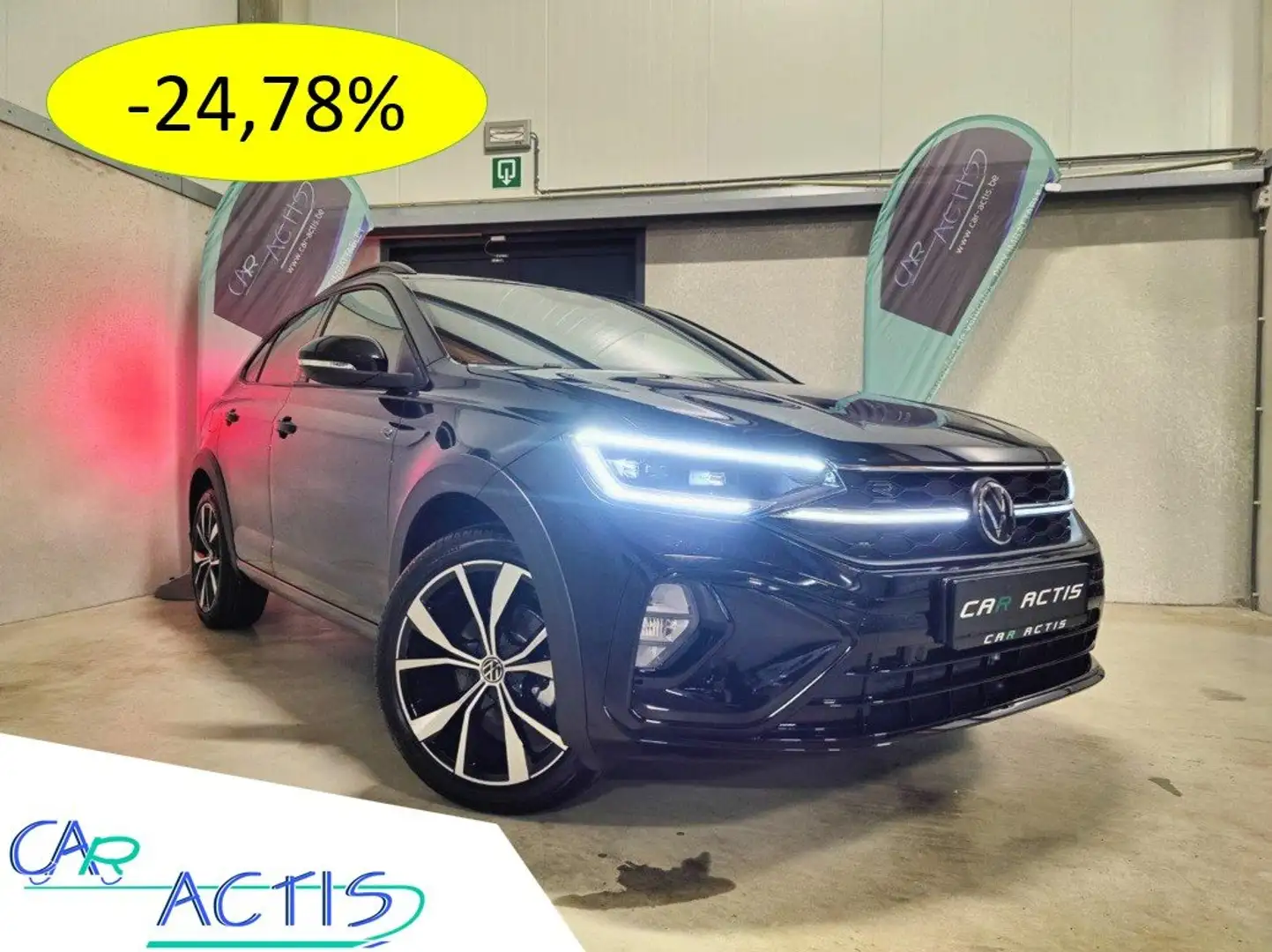 Volkswagen Taigo 1.0TSI R-Line DSG - SI.CH - CLIM AUT - CAM - KESSY Nero - 1