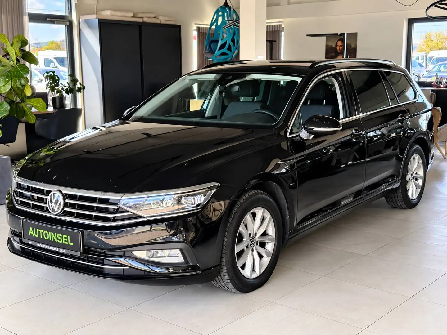 Volkswagen Passat Variant Business Kamera-DSG-Verkerszeichenerkenner-MüdigkeitsWarner-Navi-CarPlay-1.Besitz Schwarz - 2