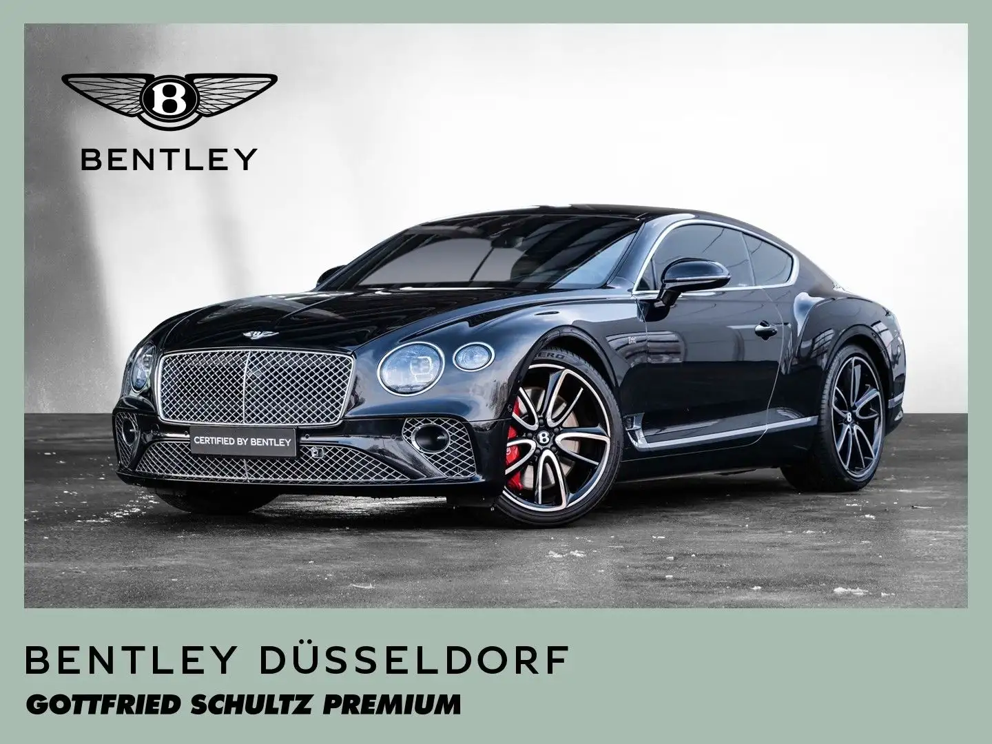 Bentley Continental GT W12 // BENTLEY DÜSSELDORF Schwarz - 1
