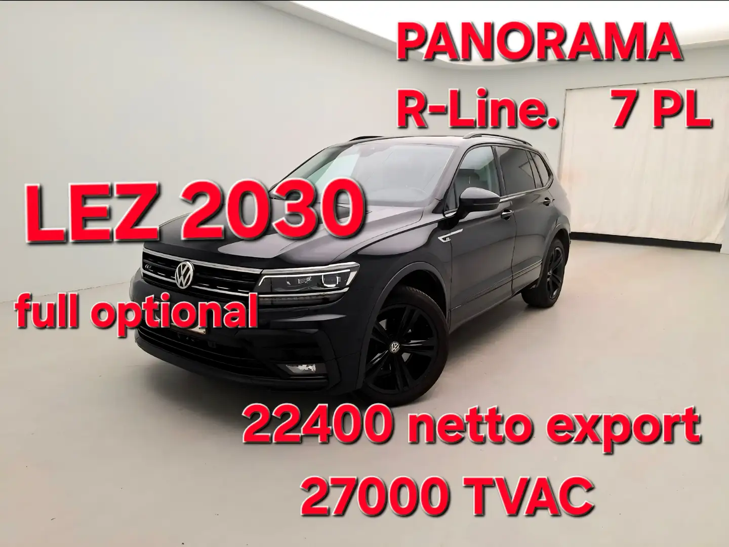 Volkswagen Tiguan Allspace Tiguan Allspace 2.0 TDi SCR Platinum DSG (EU6AP) Zwart - 1