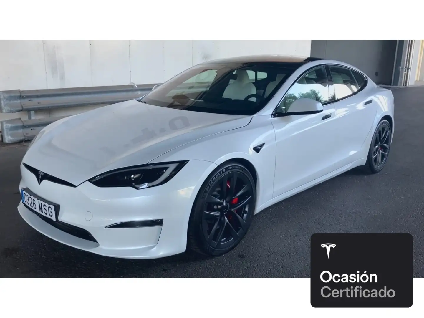 Tesla Model S Plaid Blanco - 2