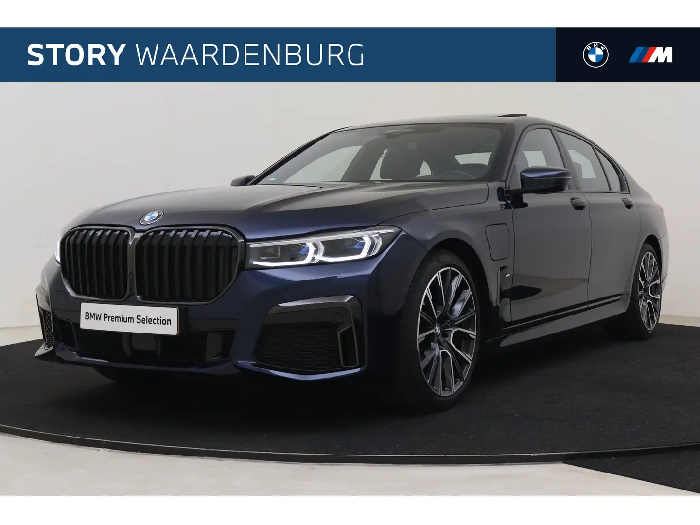 BMW 745 7 Serie 745e High Executive M Sport Automaat / Sch Blauw - 1